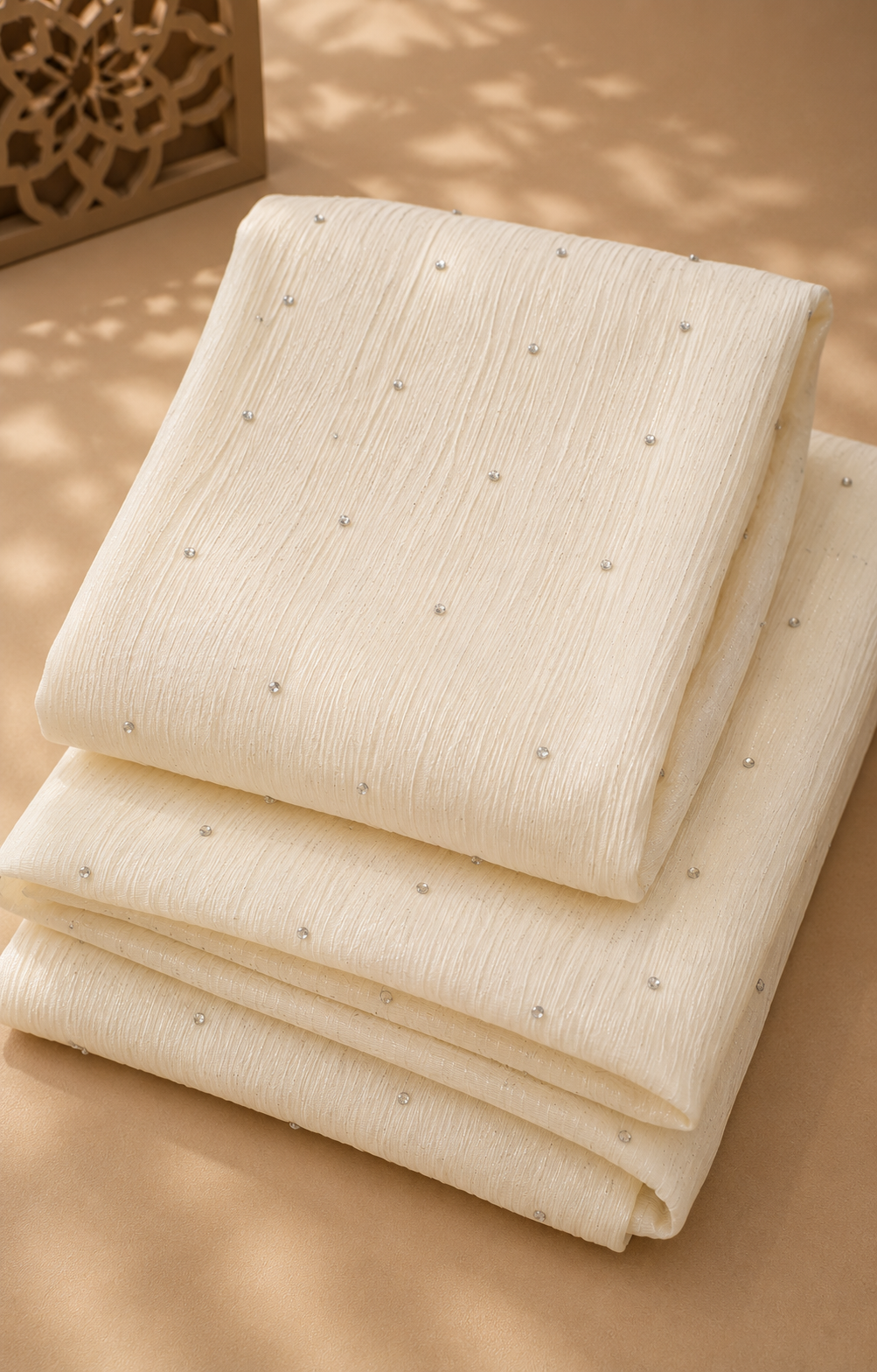 Crinkle Hijab - Ivory