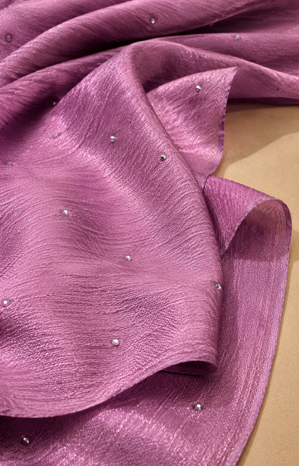 Crinkle Hijab - Purple