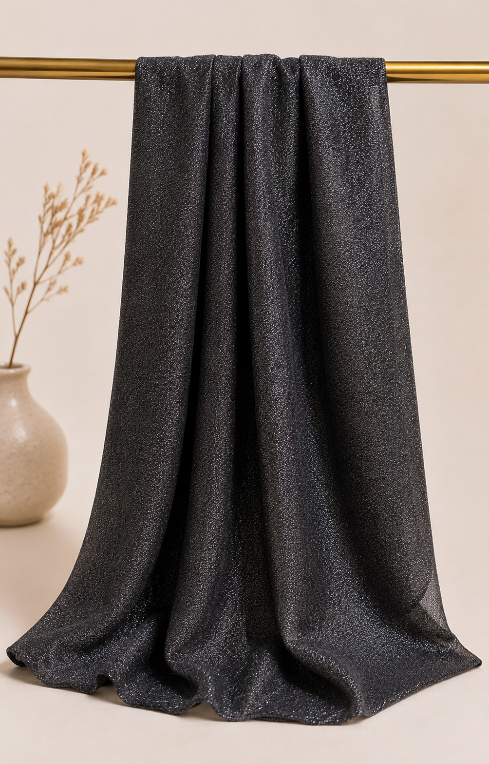 Moon Light Hijab - Black