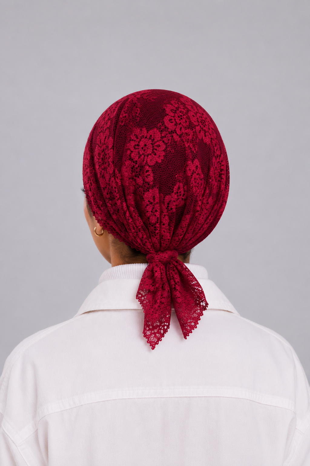 Net Underscarf - Mehroon