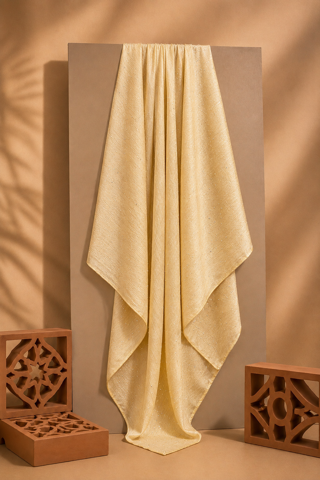 Crinkle Hijab - Lemon