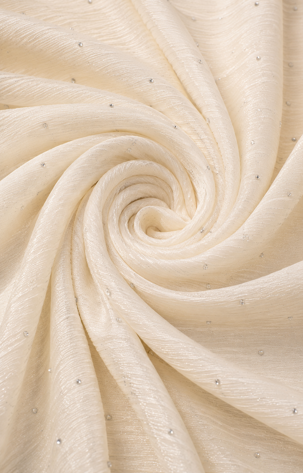 Crinkle Hijab - Ivory