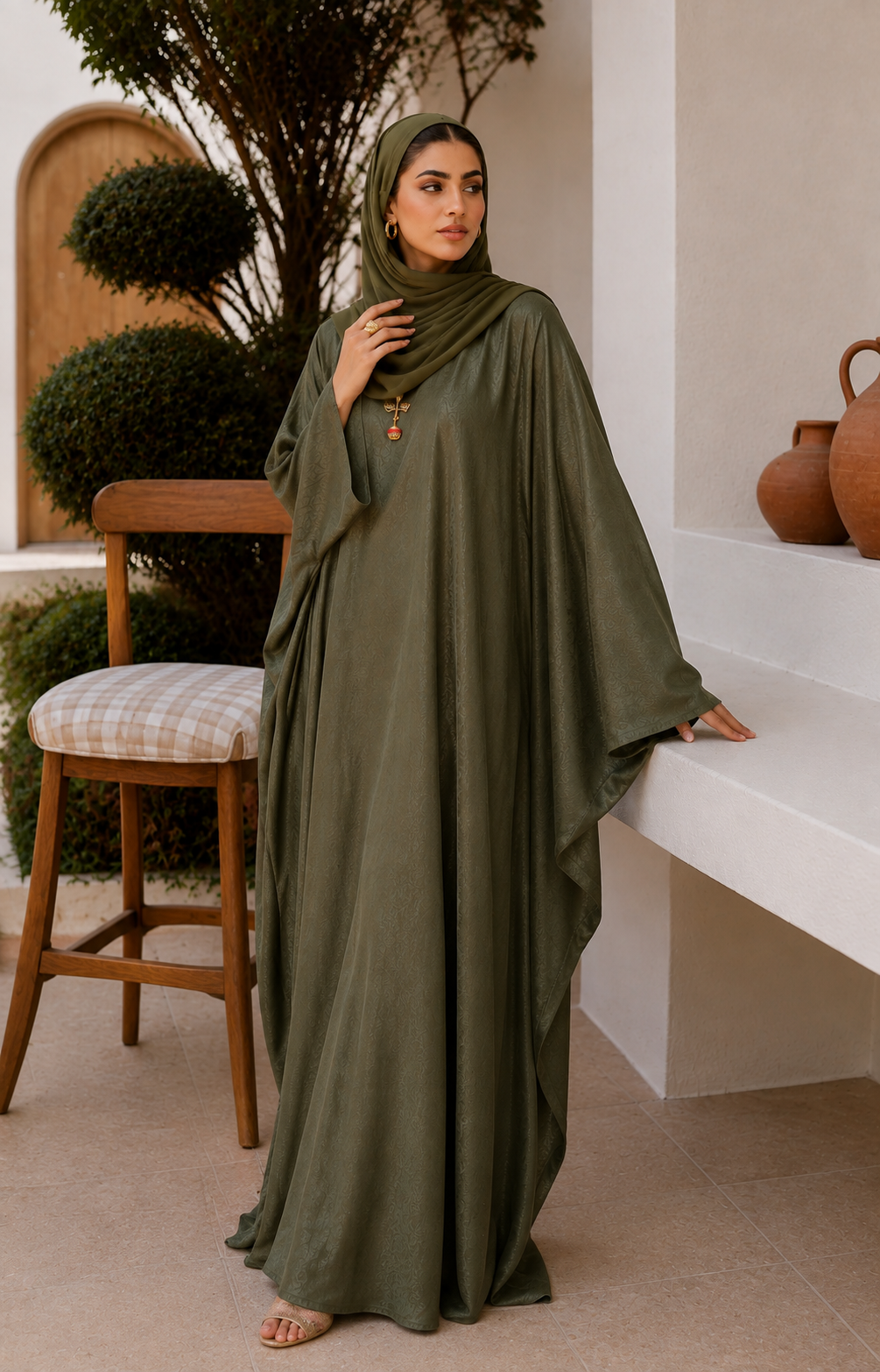Freya Olive Cape