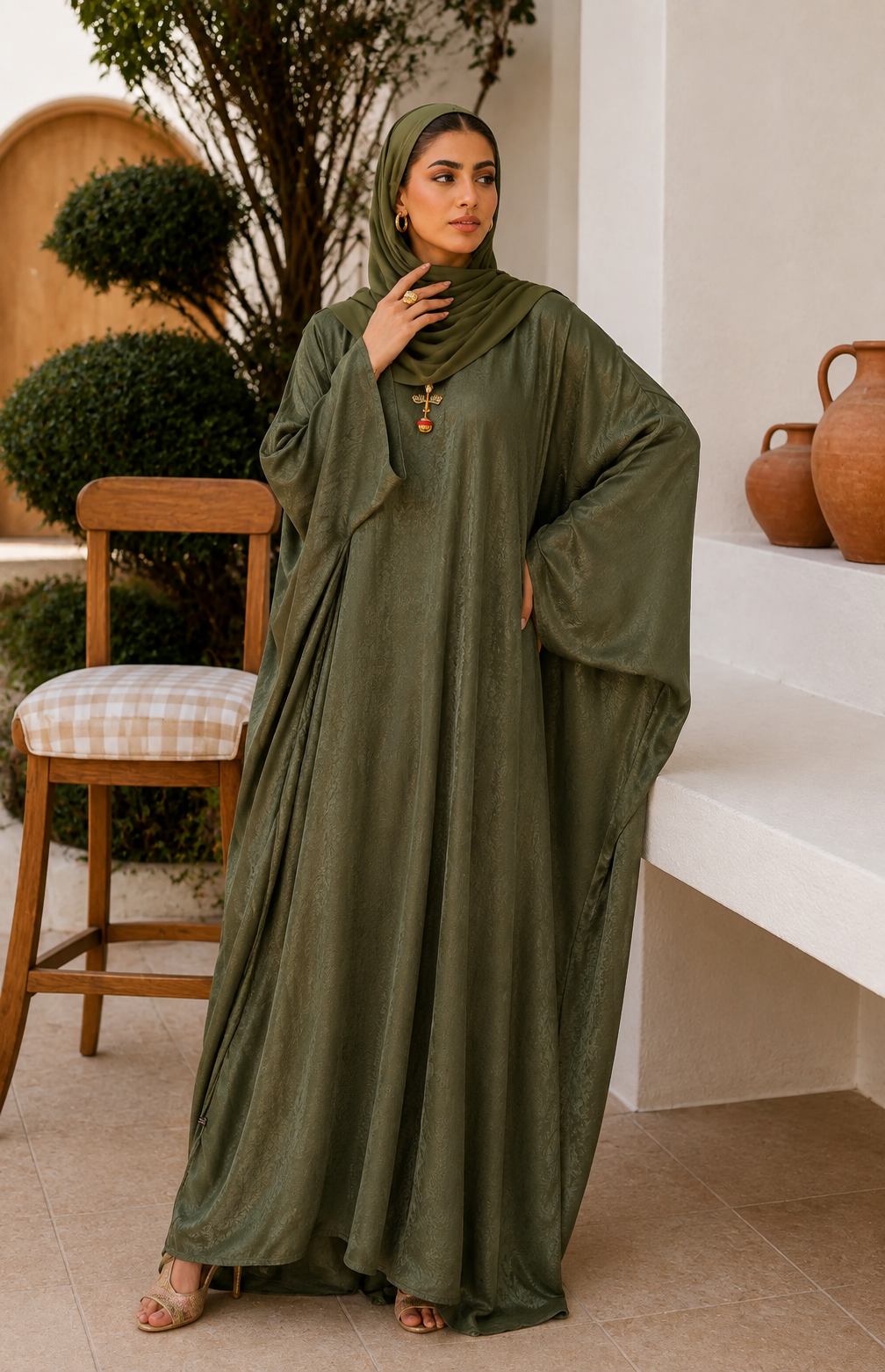 Freya Olive Cape