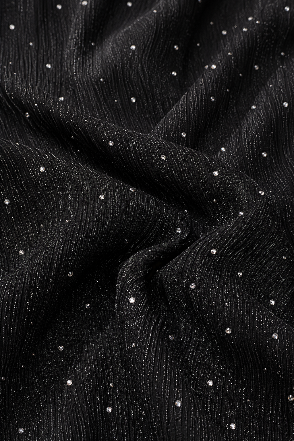 Crinkle Hijab - Black