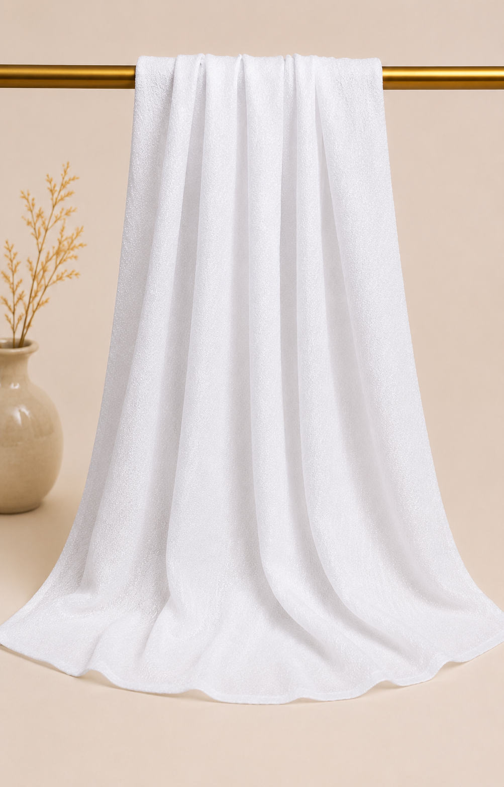 Moon Light Hijab - White