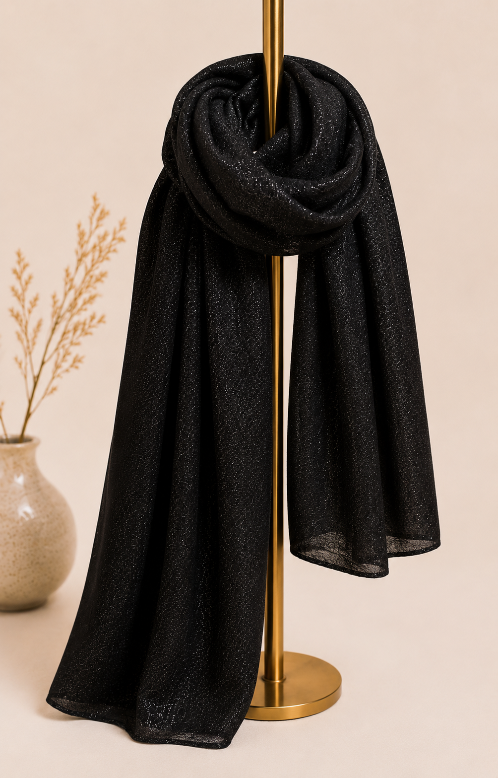 Moon Light Hijab - Black