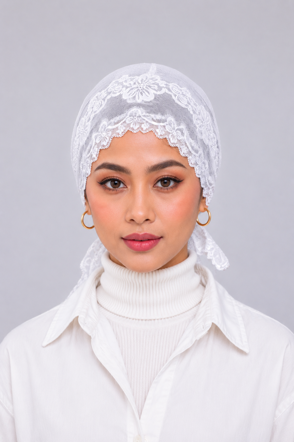 Net Underscarf - Blush