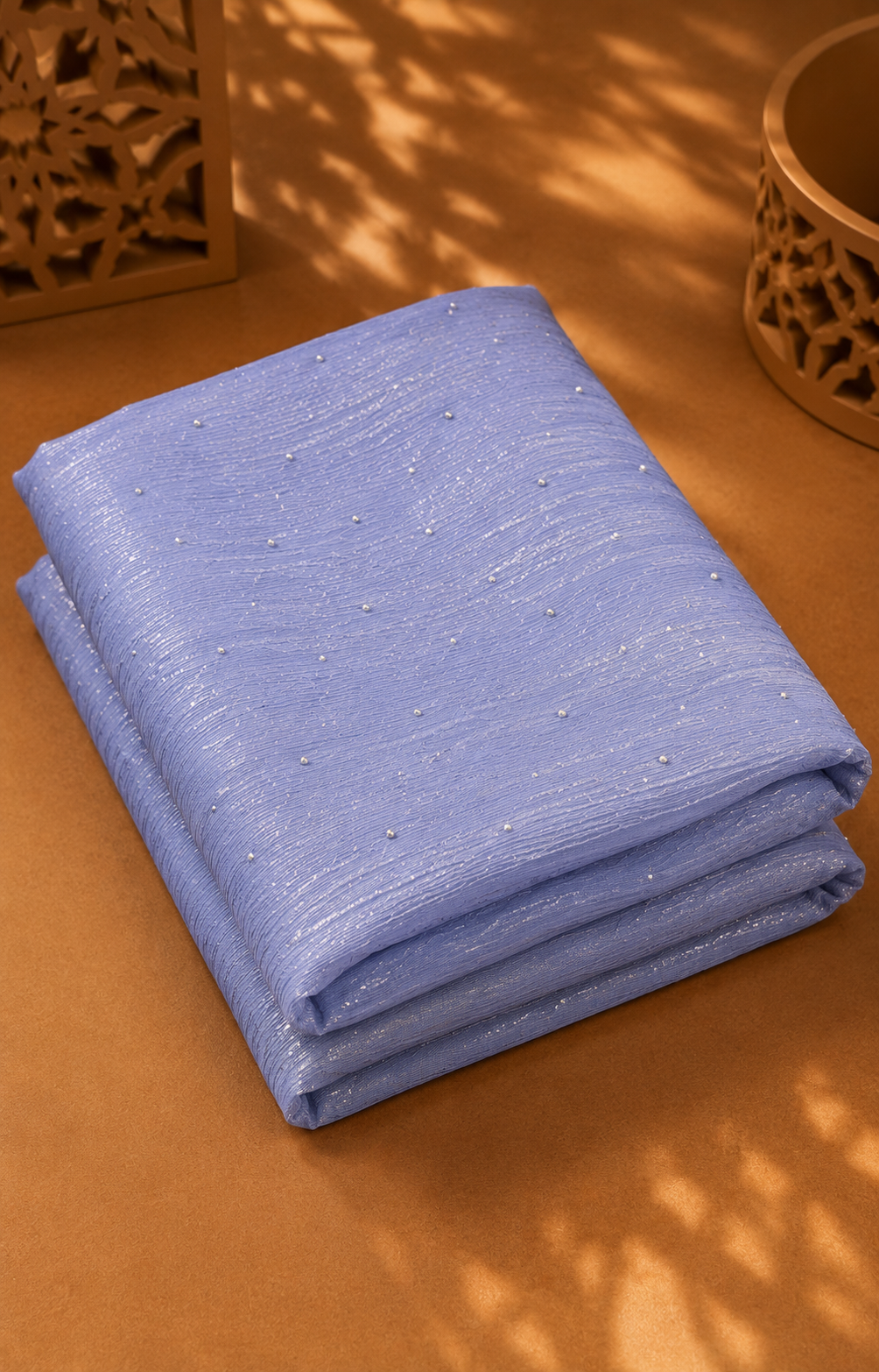 Crinkle Hijab - Blue