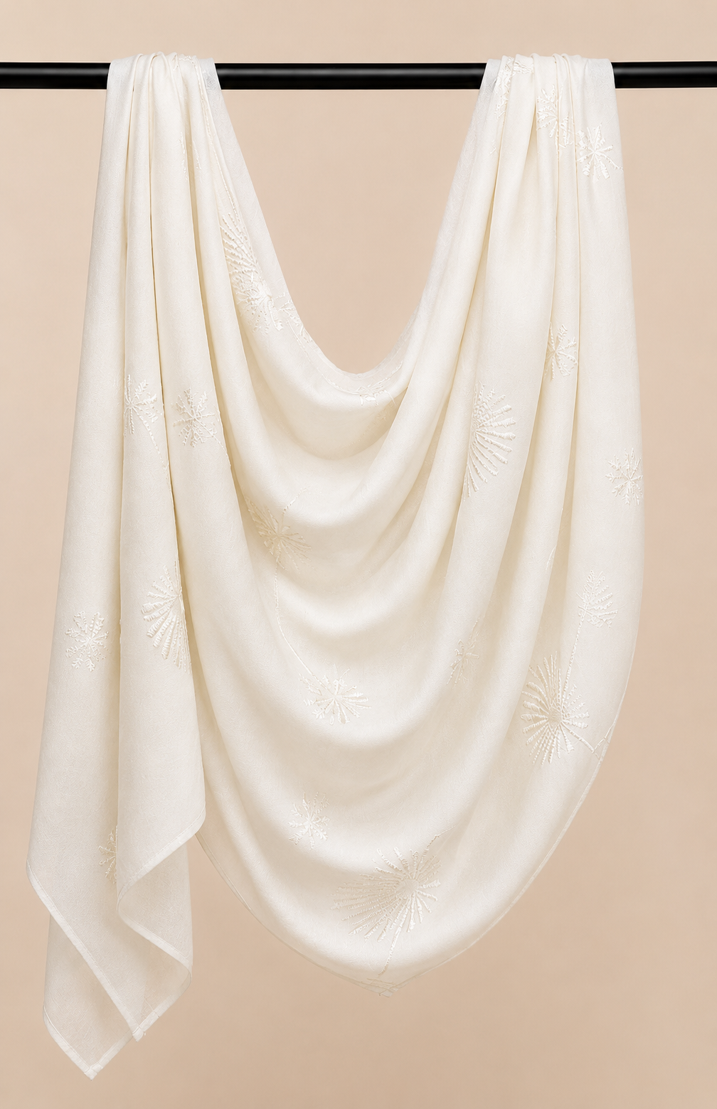 Premium Jersey Hijab - Cream White