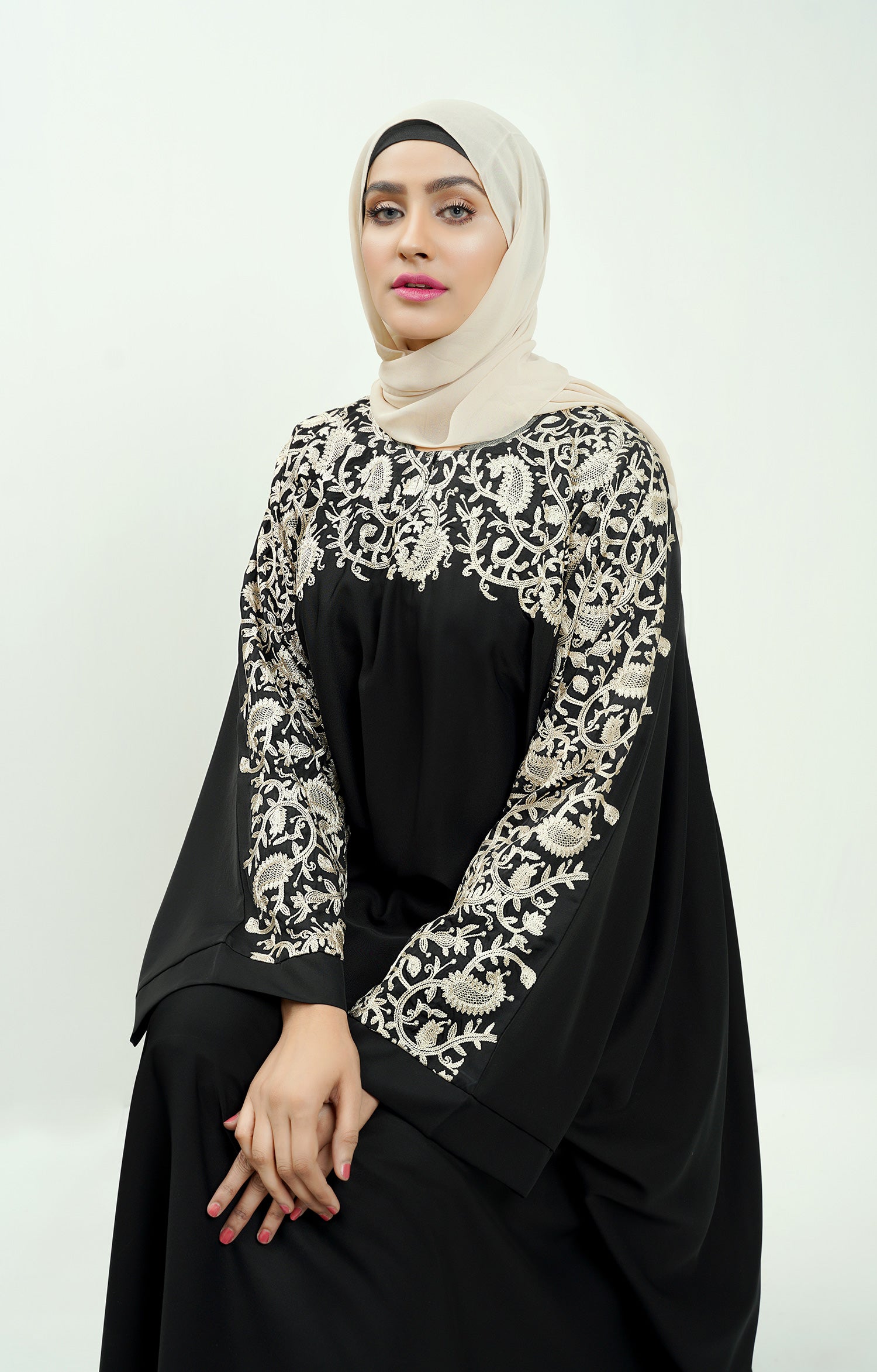 Classic Embroidered Abaya